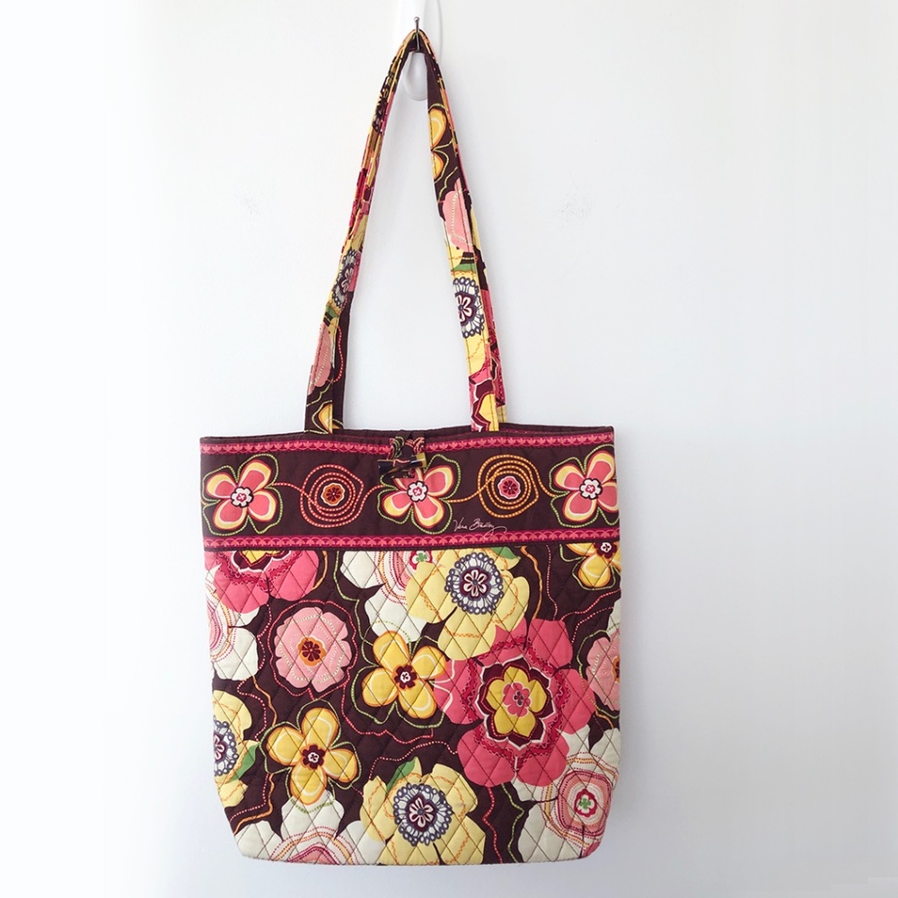 Vera Bradley Toggle Tote in Buttercup